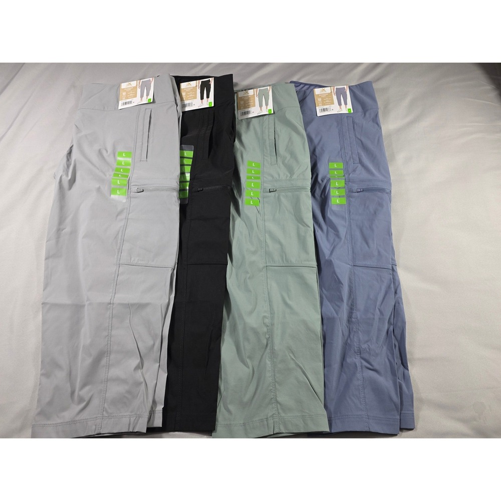 Zeroxposur Outdoor Capri Pant Women Large Stretch UPF 50+ Bundle of 4 NEW